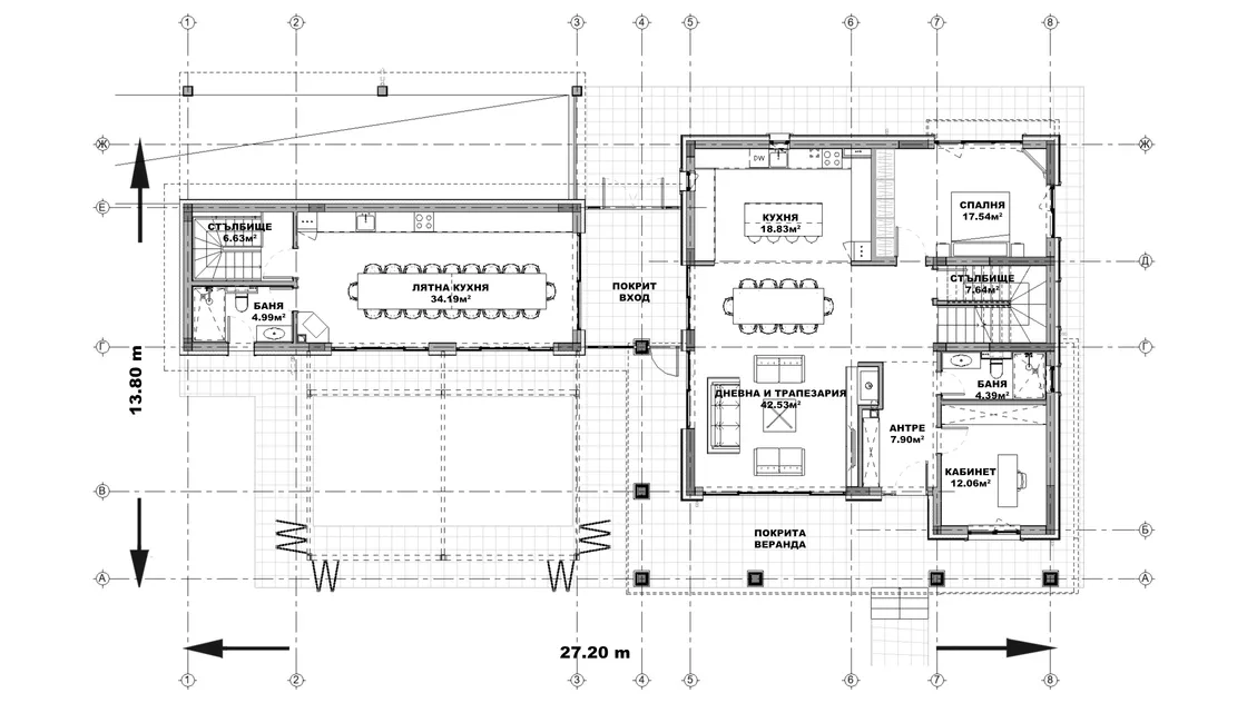 План на първи етаж