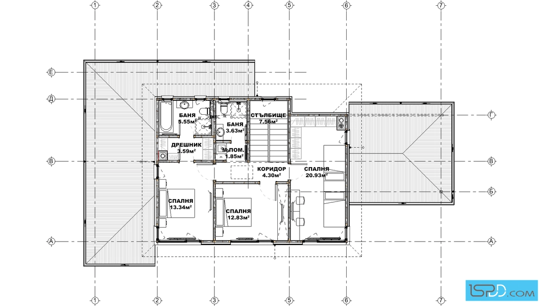 План на втори етаж