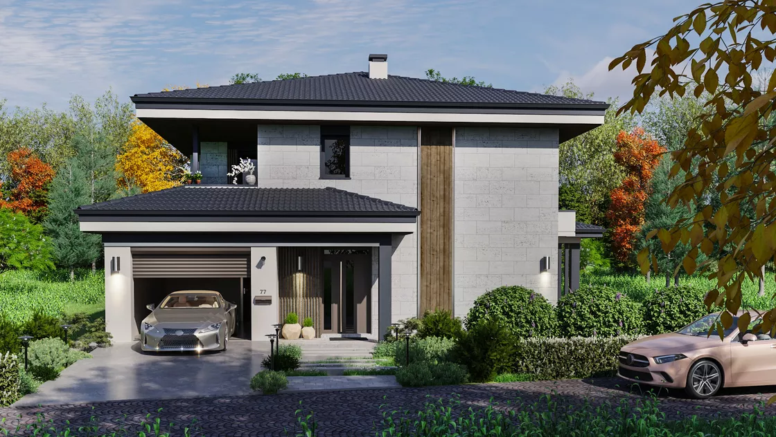 Проект на къща в с. Оризари — Допълнителна визуализация 5