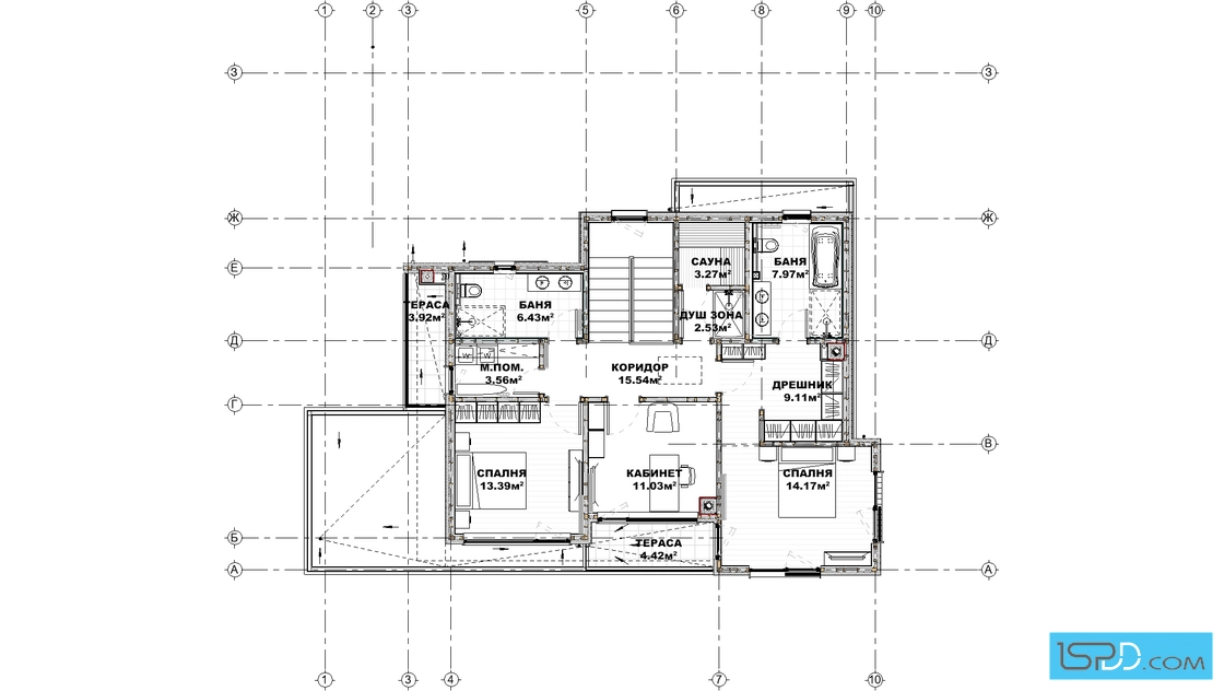План на втори етаж