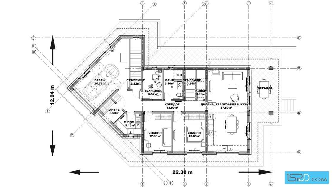 План на първи етаж
