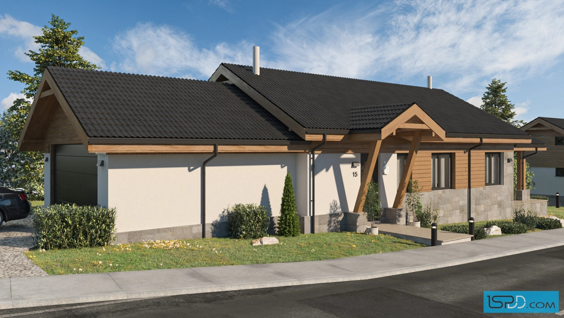 Проект на къща в гр. Нови Искър