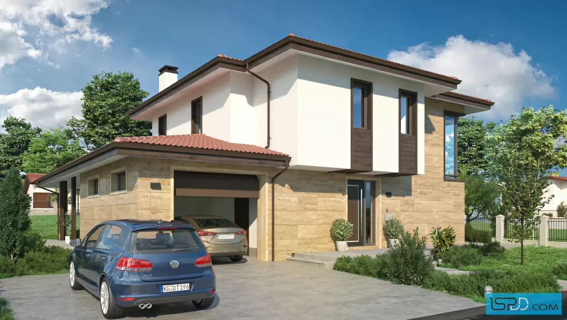 Проект на къща в гр. Правец