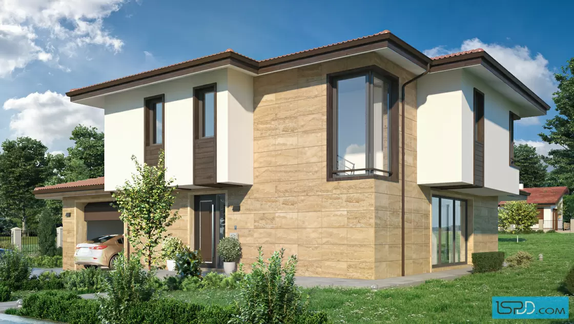 Проект на къща в гр. Правец