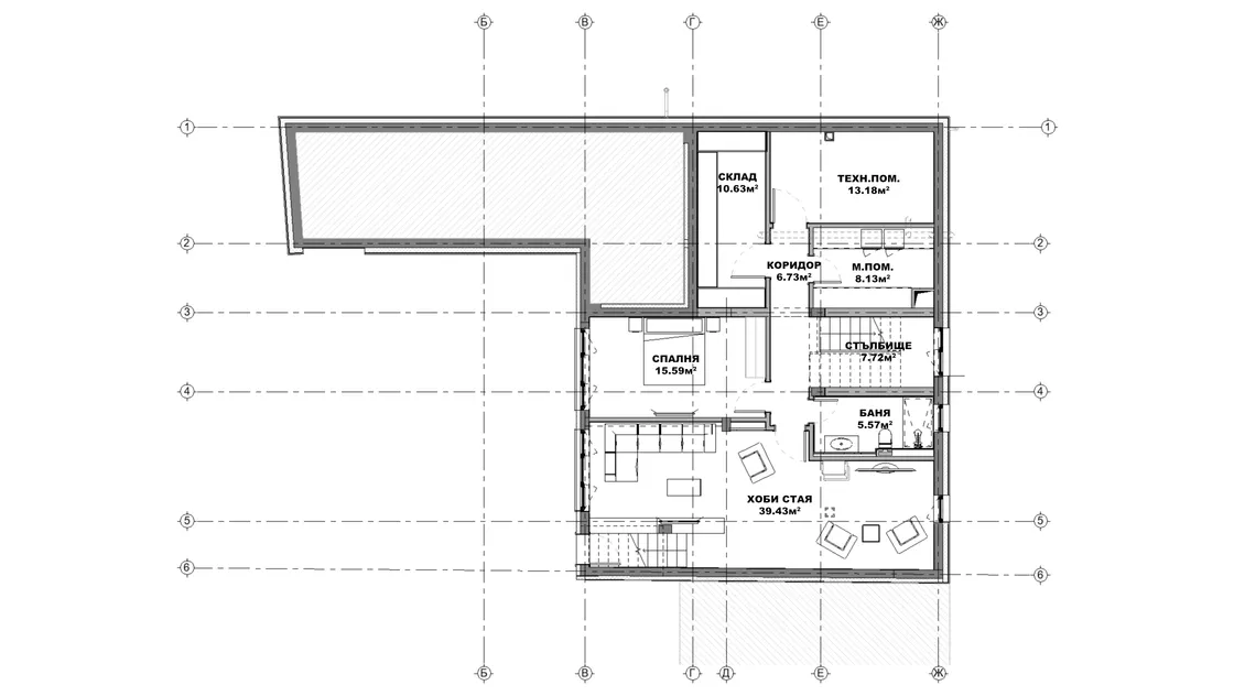План на подземен етаж