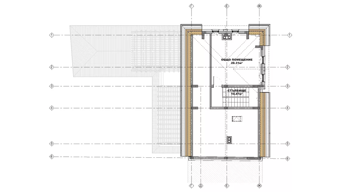 План на трети етаж