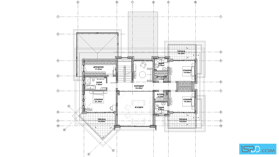 План на втори етаж