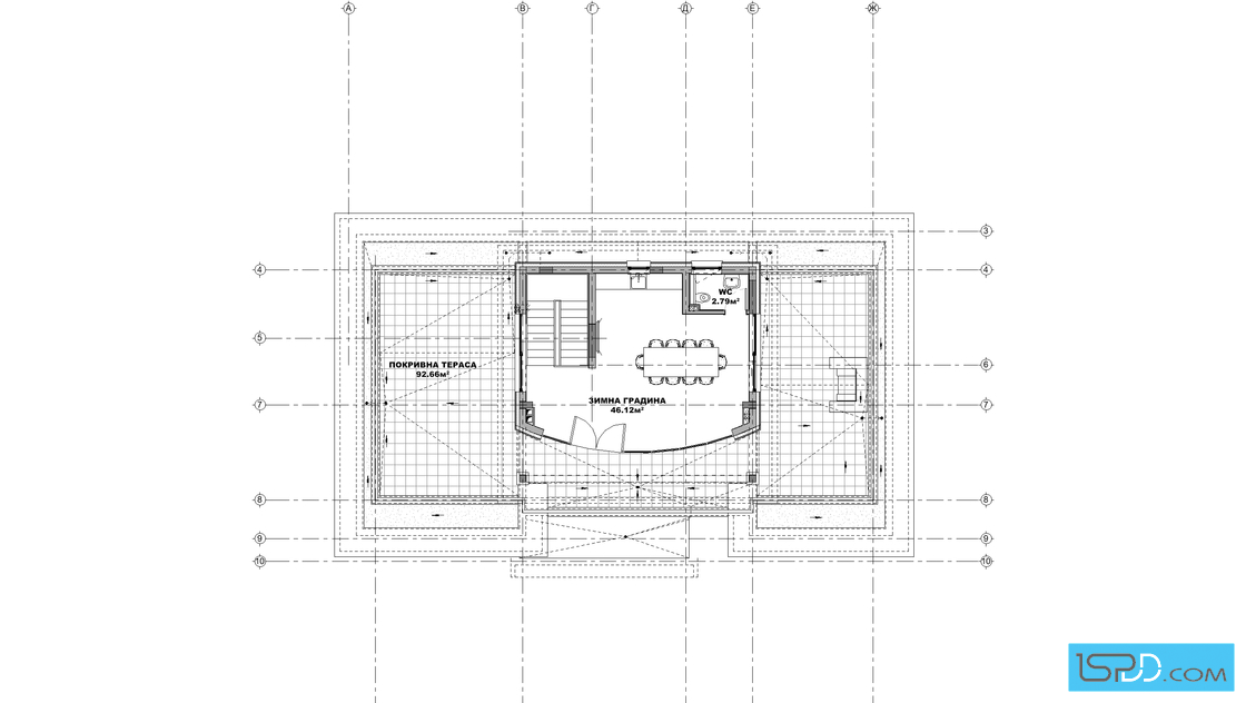 План на трети етаж