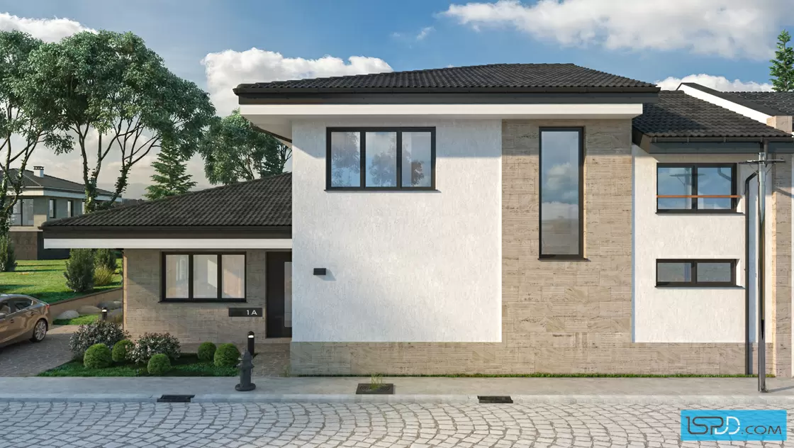 Проект на къща в гр. Ботевград