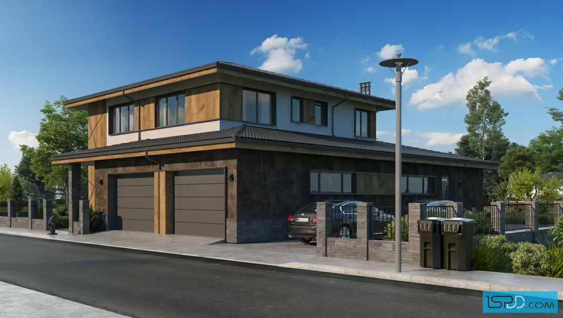 Проект на къща в гр. Мартен