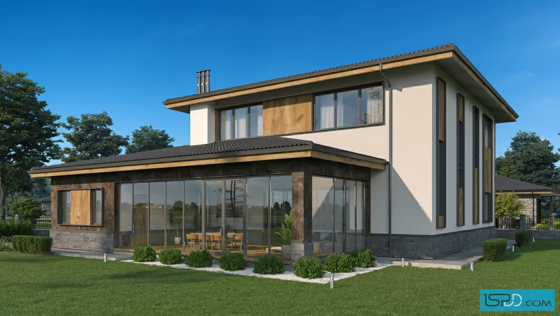 Проект на къща в гр. Мартен