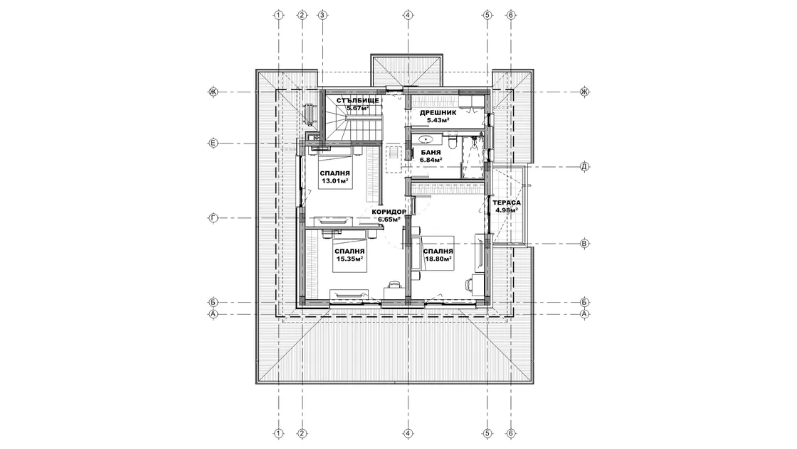 План на втори етаж
