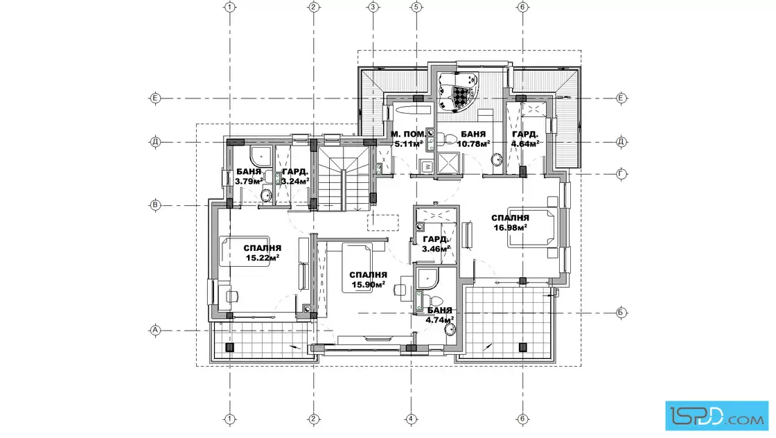План на втори етаж