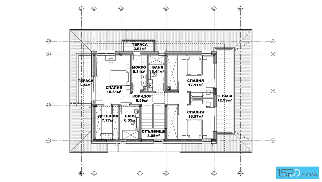 План на втори етаж