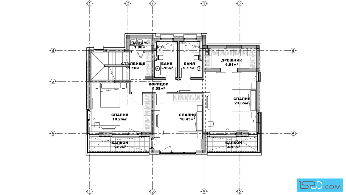 План на втори етаж