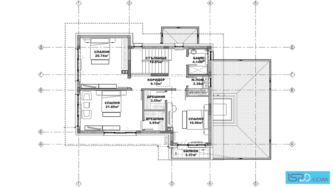 План на втори етаж