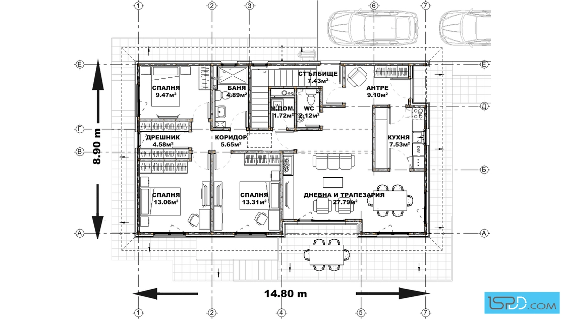 План на първи етаж