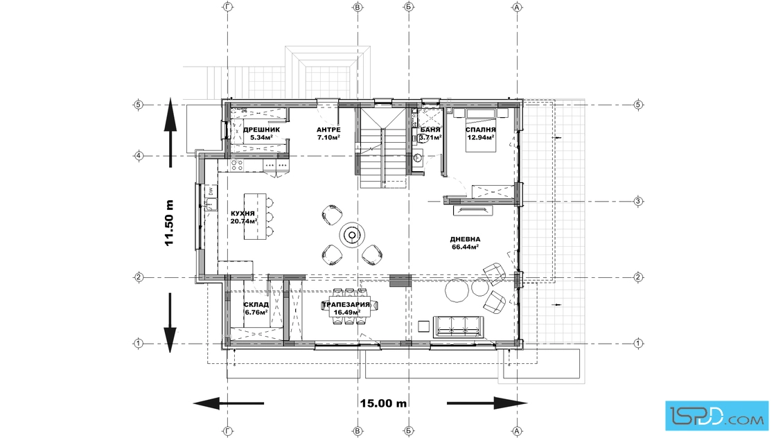 План на първи етаж