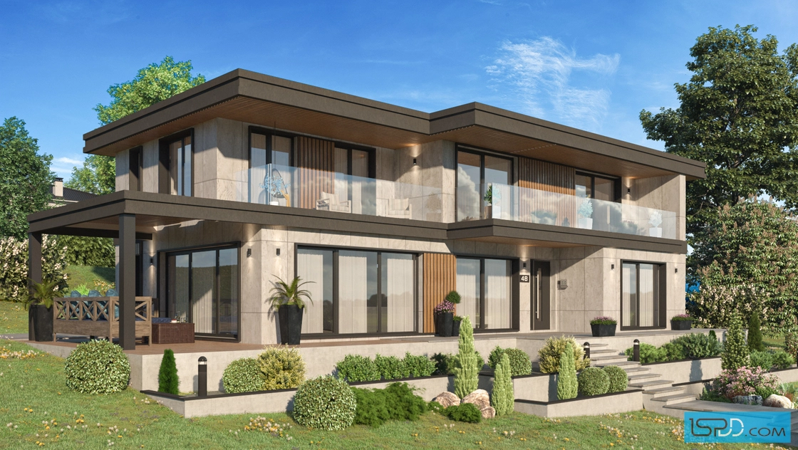 Проект на къща в с. Горна Малина