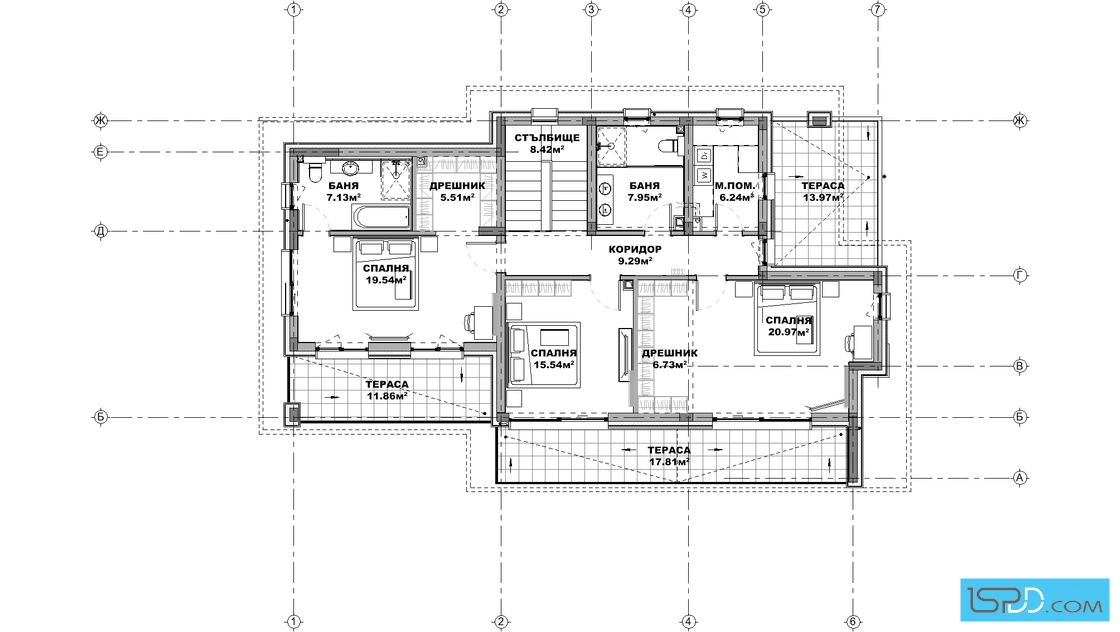 План на втори етаж