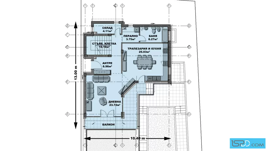 План на първи етаж