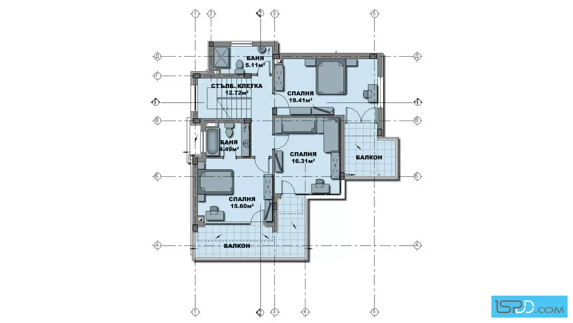 План на втори етаж