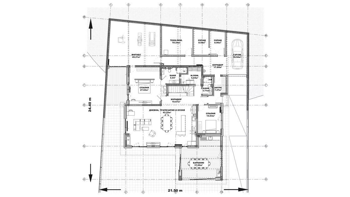 План на първи етаж