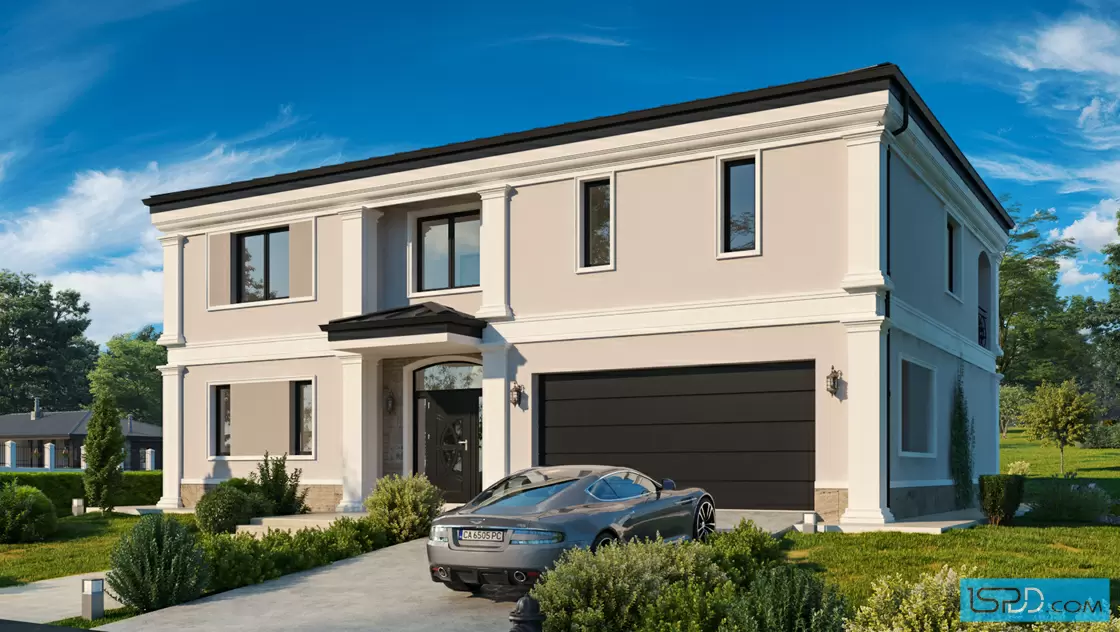 Проект на къща във в.з. Люлин