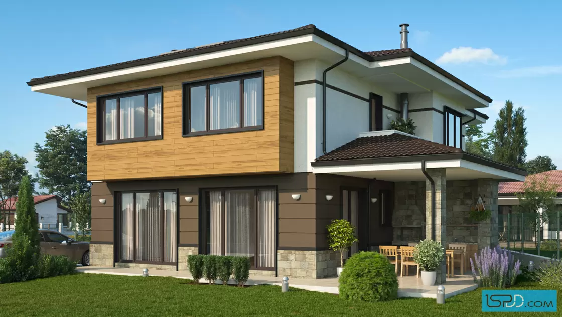 Проект на къща в с. Мрамор