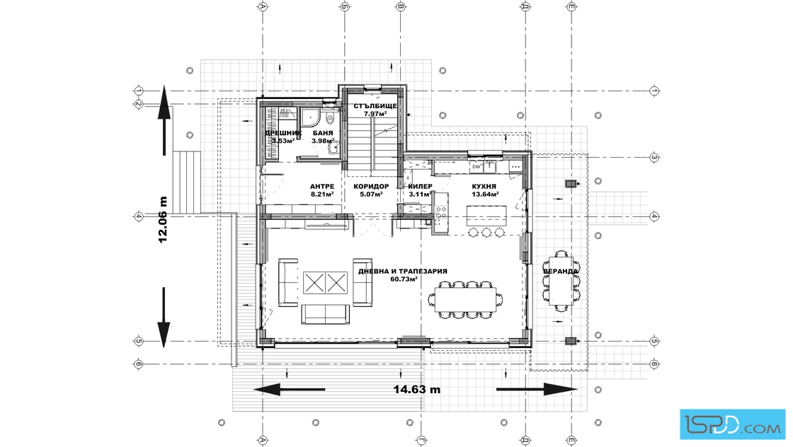 План на първи етаж