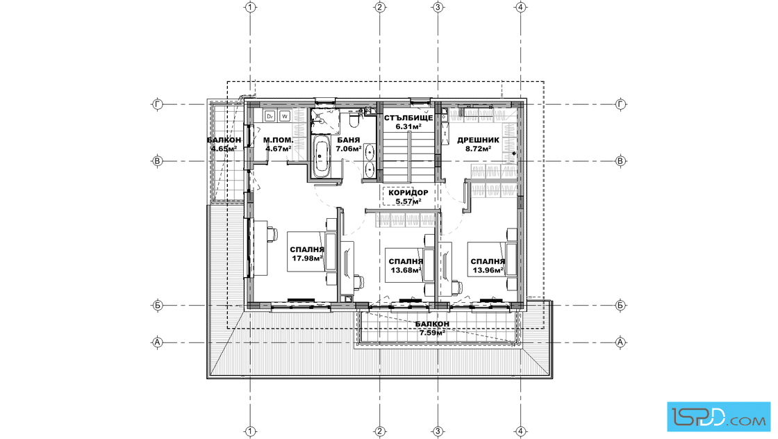План на втори етаж