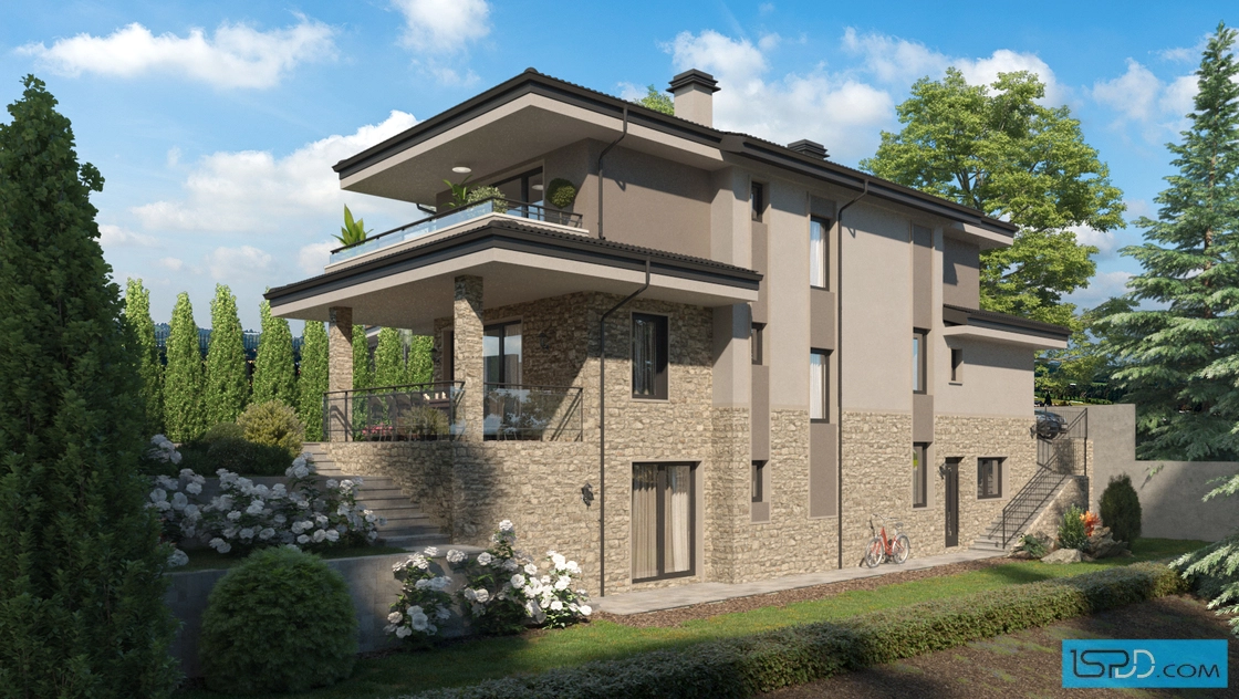 Проект на къща в гр. Правец