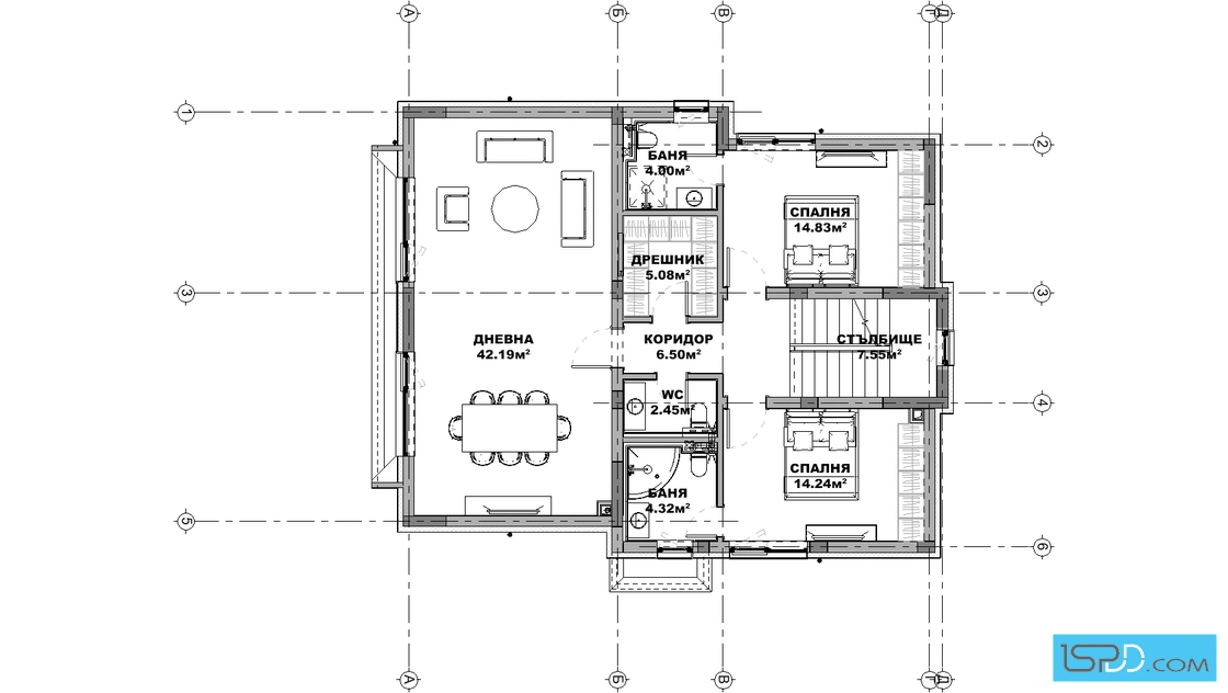 План на втори етаж