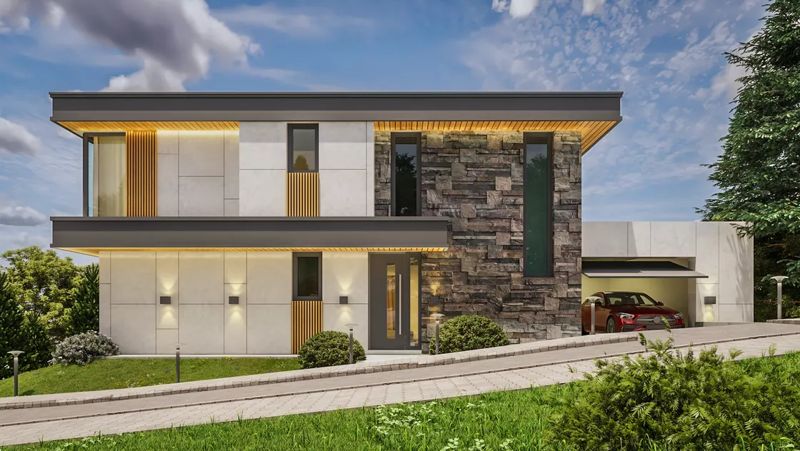 Проект на къща в с. Желява