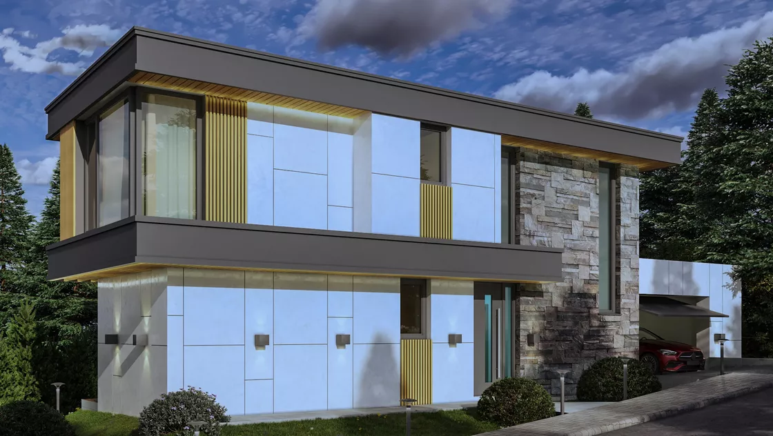 Проект на къща в с. Желява