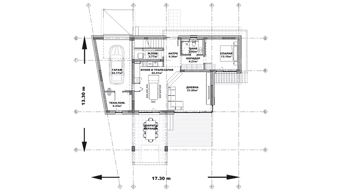 План на първи етаж