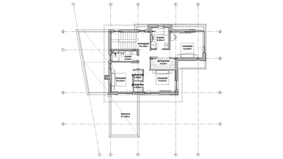 План на втори етаж