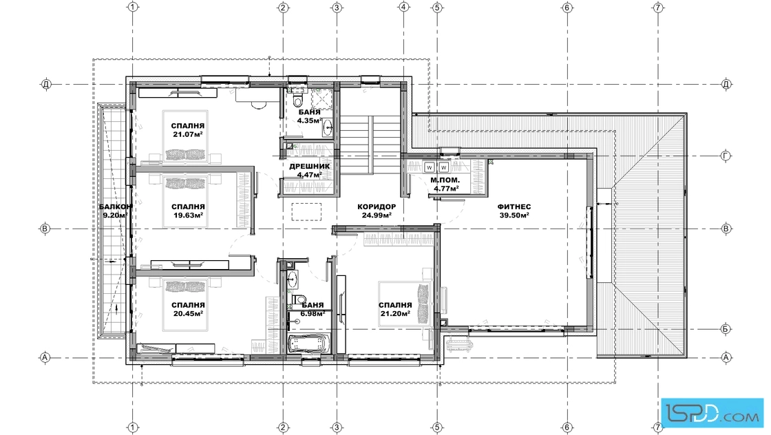 План на втори етаж