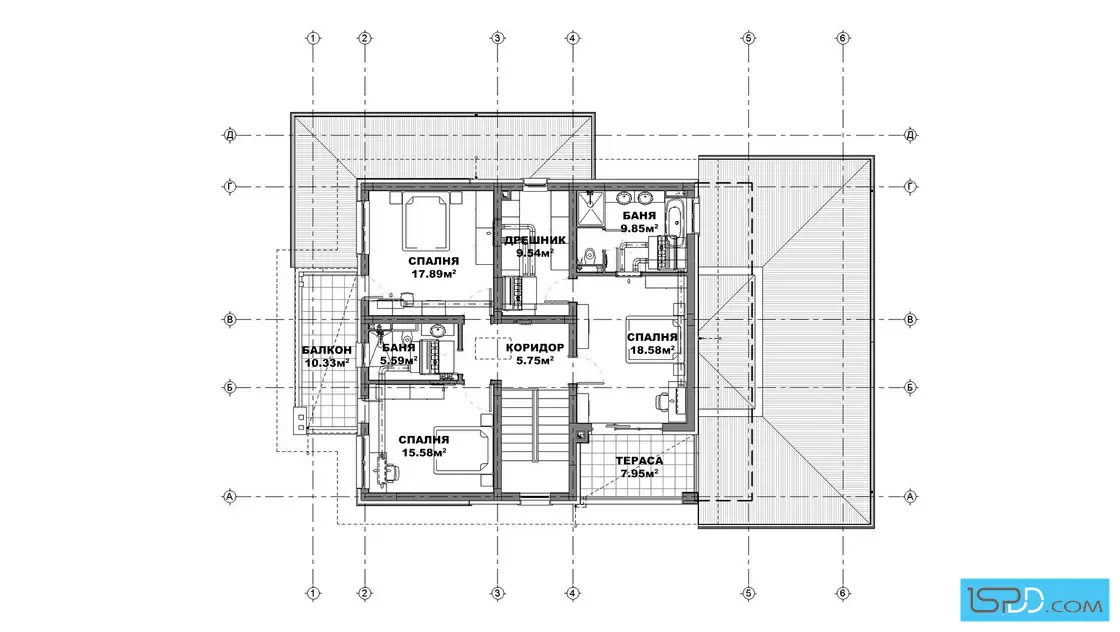 План на втори етаж