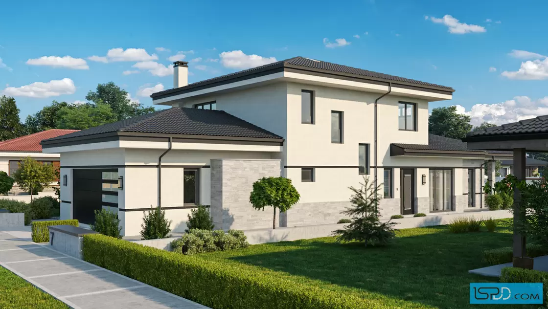 Проект на къща в гр. Харманли