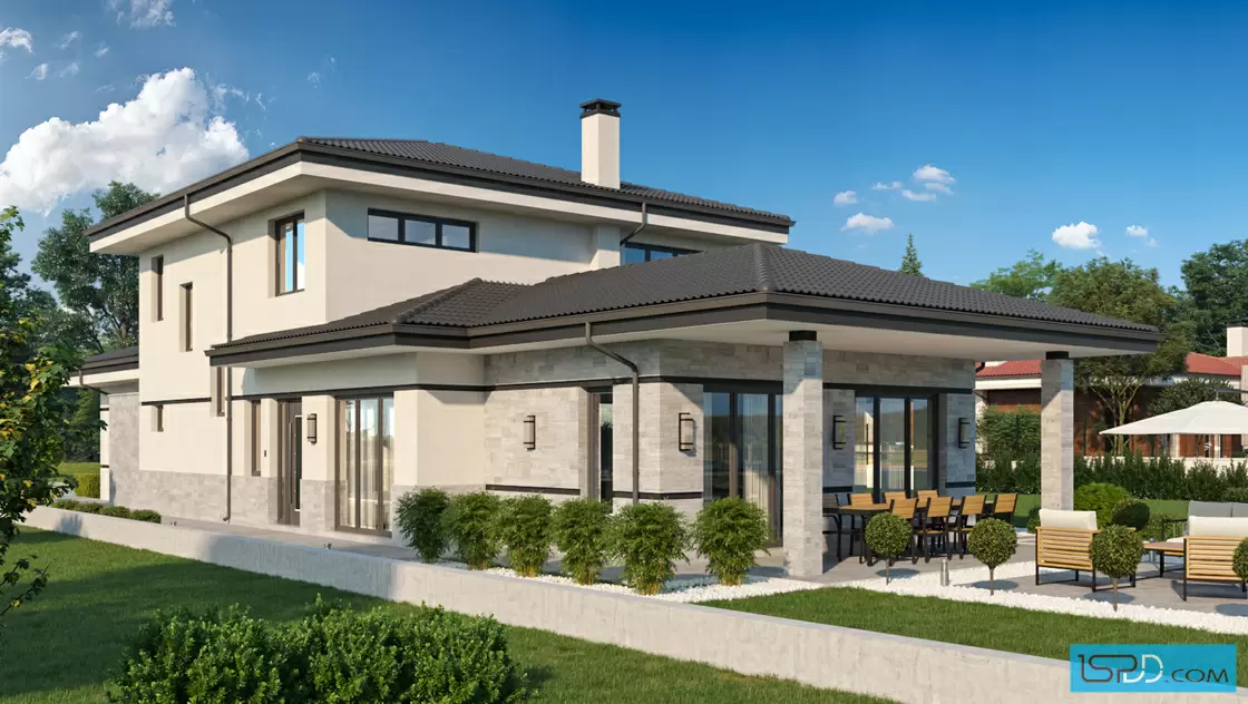 Проект на къща в гр. Харманли