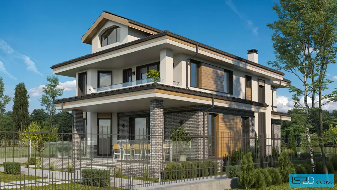 Проект на къща в местност Лахана