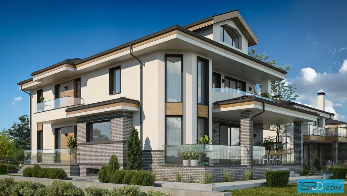 Проект на къща в местност Лахана