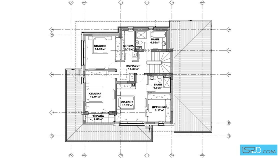 План на втори етаж