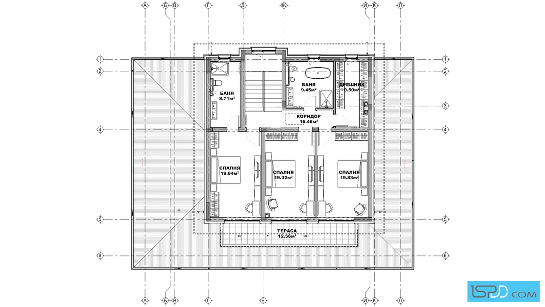 План на втори етаж