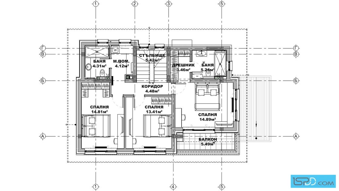 План на втори етаж