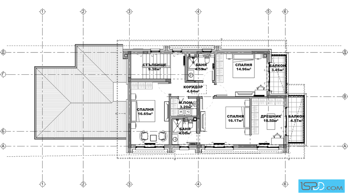 План на втори етаж