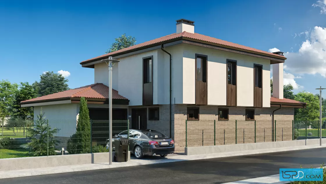 Проект на къща в гр. Пловдив