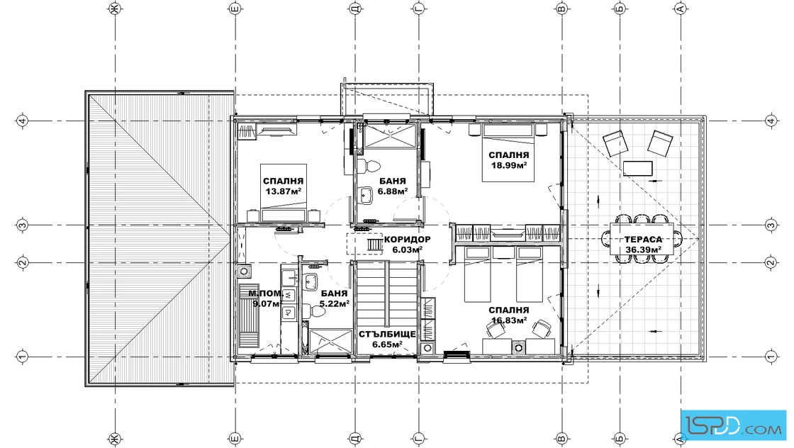 План на втори етаж
