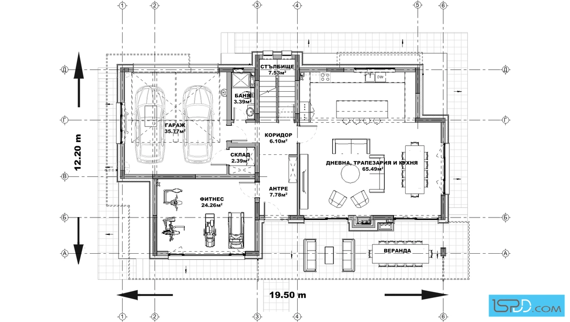 План на първи етаж